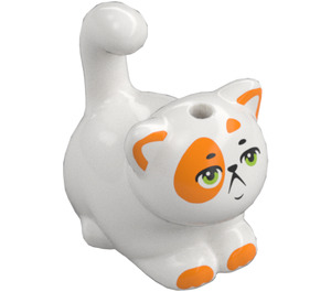 LEGO Stretching Katt med Orange Patches (103320)