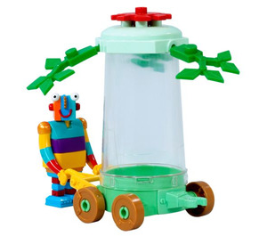 LEGO Stripy's Flower Cart Set 7445