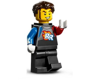 LEGO Stunt Biker Raket Racer med Hår Minifigur