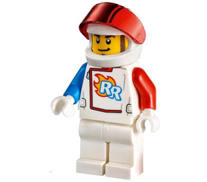 LEGO Stunt Biker Raket Racer med Hjälm Minifigur