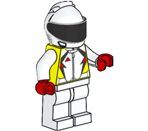 LEGO Stunt Motorcycle Rider (60357) Minifigure