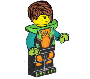 LEGO Stunt Rider Minifigure