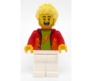 LEGO Stuntz Driver (Lightning) Minifigur