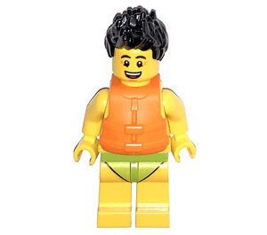 LEGO Sudsy Simon mit Schwarz Haar Minifigur