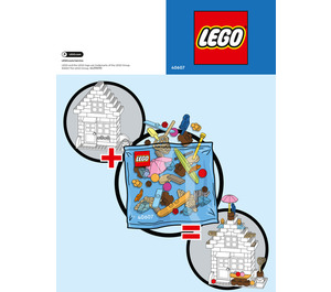 LEGO Summer Fun VIP Add-On Pack Set 40607 Instructions