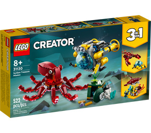 LEGO Sunken Treasure Mission Set 31130 Packaging