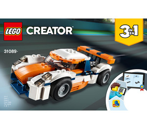 LEGO Sunset Track Racer Set 31089 Instructions