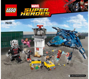 LEGO Super Hero Airport Battle 76051 Instructies