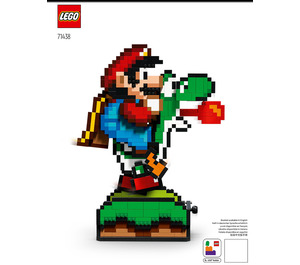 LEGO Super Mario World: Mario & Yoshi 71438 Byggeinstruksjoner