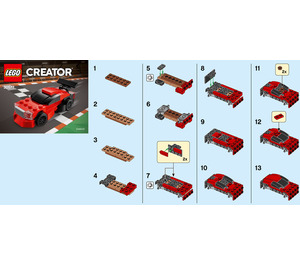 LEGO Super Muscle Car Set 30577 Instructions