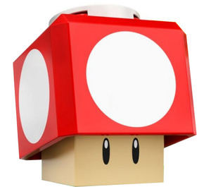 LEGO Super Mushroom (Zwart Scharnier inside) Minifiguur