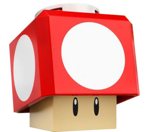 LEGO Super Mushroom (Zwart Scharnier inside) minifiguur