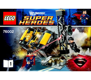LEGO Superman: Metropolis Showdown Set 76002 Instructions