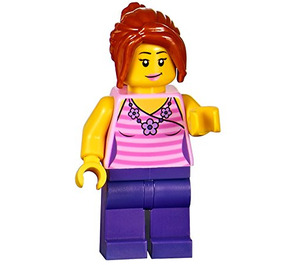 LEGO Supermarket Femmina Customer Minifigure