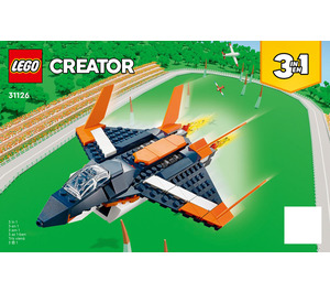 LEGO Supersonic-jet Set 31126 Instructions
