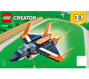 LEGO Supersonic-jet 31126 Instruktioner