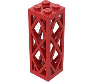 LEGO Support 2 x 2 x 5 Lattice Pillar (Complete)