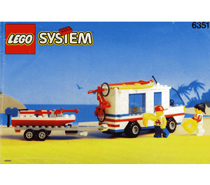 LEGO Surf N' Sail Camper 6351 Instrukcje