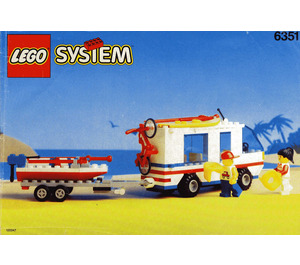 LEGO Surf N' Segel Camper 6351 Instructions