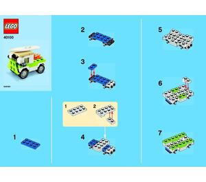 LEGO Surf Van Set 40100 Instructions