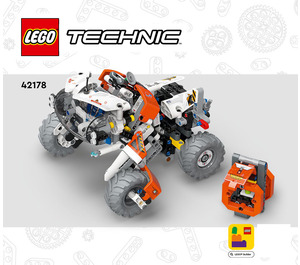 LEGO Surface Space Loader LT78 Set 42178 Instructions