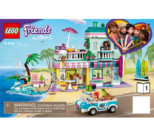 LEGO Surfer Beachfront 41693 Instrukce