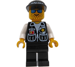 LEGO Surveillance Squad Cop med Blå Glasögon Minifigur