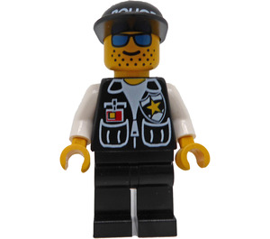 LEGO Surveillance Squad Cop avec Bleu Glasses Figurine