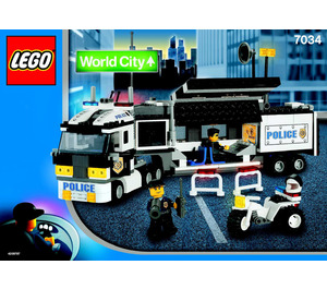 LEGO Surveillance Truck Set 7034 Instructions
