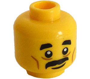 LEGO Sushi Chef Minifigure Head (Recessed Solid Stud) (3626 / 34614)