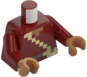 LEGO Swamp Explorer Minifig Torso (973 / 76382)