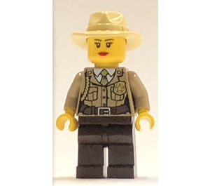 LEGO Swamp Poliisi - Detective Nainen Minihahmo