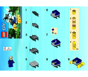 LEGO Swamp Police Helicopter Set 30311 Instructions