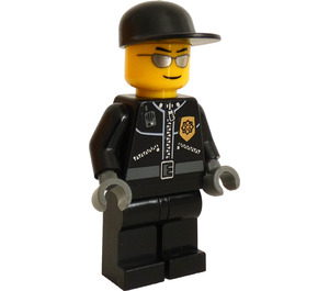 LEGO Swamp Police Officer with Black Cap Minifigure