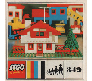 LEGO Swiss Chalet Set 349-1 Instructions
