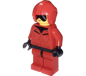 LEGO T-16 Skyhopper Pilot med Rød Hjelm  Minifigur