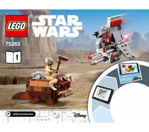 LEGO T-16 Skyhopper vs Bantha Microfighters 75265 Anweisungen