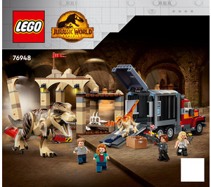 LEGO T. rex & Atrociraptor Dinosaur Breakout Set 76948 Instructions