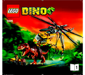 LEGO T-Rex Hunter 5886 Byggeinstruksjoner