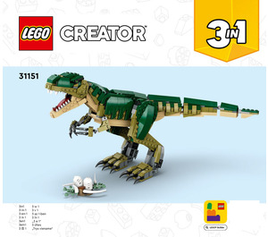 LEGO T. rex 31151 Инструкции