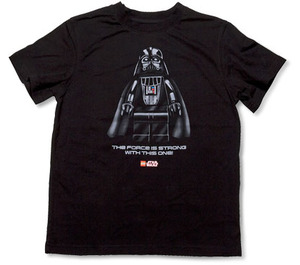 LEGO T-Shirt - Star Wars Darth Vader 'The Force is Strong met This een' (852243)