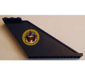 LEGO Tail 12 x 2 x 5 with deep sea logo on both sides Sticker (18988)