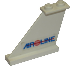LEGO Tail 4 x 1 x 3 with Air Line (Left) Sticker (2340)