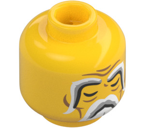 LEGO Taishang Laojun Minifigure Head (Recessed Solid Stud) (3626 / 67753)