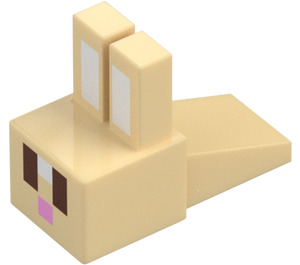 LEGO Beige Tier Kopf mit Kaninchen Gesicht (106291)