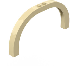 LEGO Tan Arch 1 x 12 x 5 with Curved Top (6184)