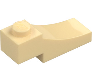 LEGO Beige Kaari 1 x 3 Käänteinen (70681)