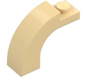 LEGO Beige Bogen 1 x 3 x 2 mit Gebogenes Oberteil (6005 / 92903)