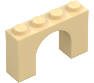 LEGO Beige Kaari 1 x 4 x 2 (6182)