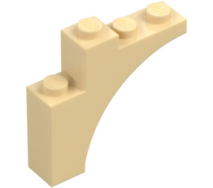 LEGO Beige Bogen 1 x 4 x 3 (80543)